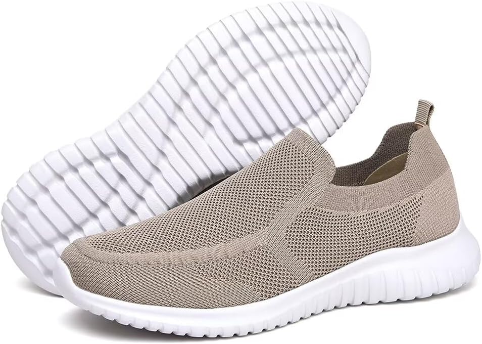 konhill Men's Breathable Tennis Shoes - Walking Casual Slip on Athletic Sneakers - Image 3