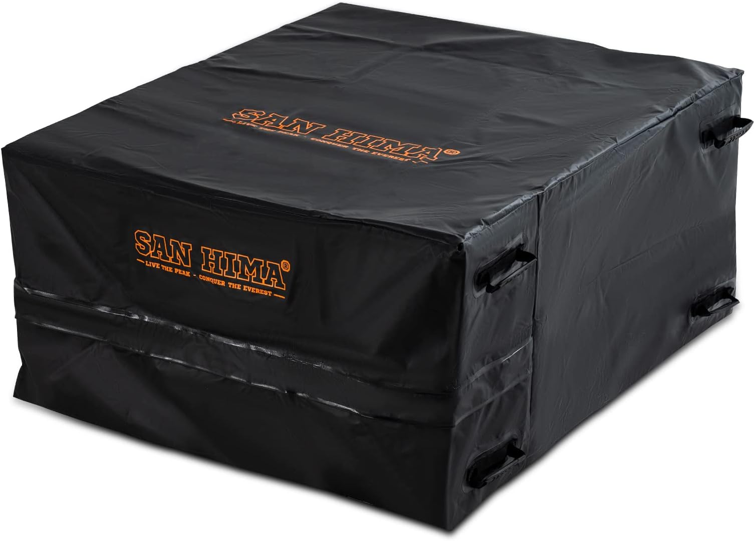 FIERYRED 25.5 Cubic Feet Waterproof Truck Bed Bag with Cargo Net, Heavy Duty Storage Bag with 8 Rubber Handles Fits Any Truck,50" L x 40" W x 22" H
