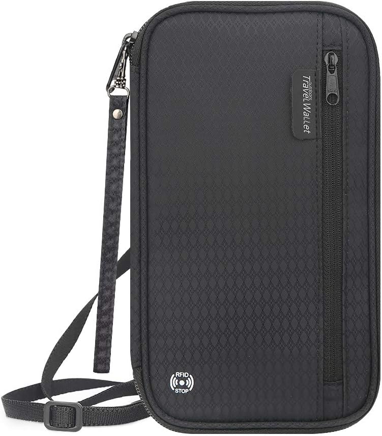 パスポートケース スキミング防止 防水 グレーインク