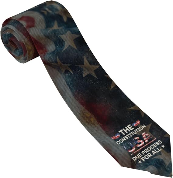 Ties for Men The Constitution USA Due Process for All Great Weddings Dances Dads and Groomsmen Modern Business Gift