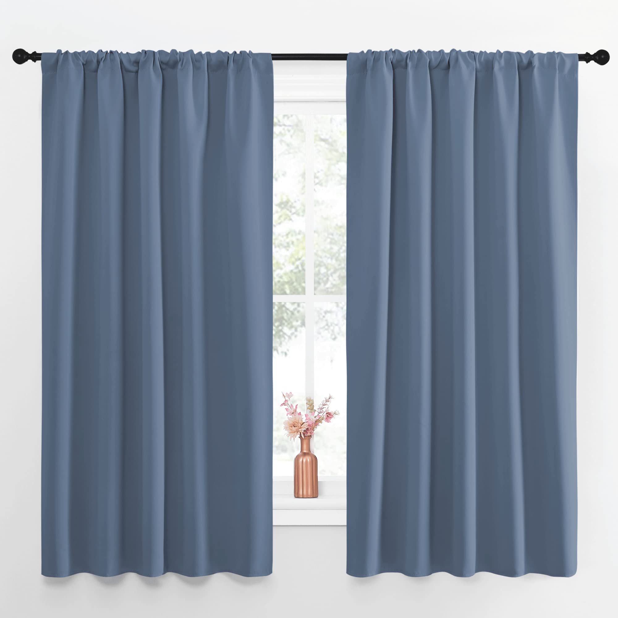 Amazon.com: NICETOWN Blackout Curtains for Living Curtains, Window