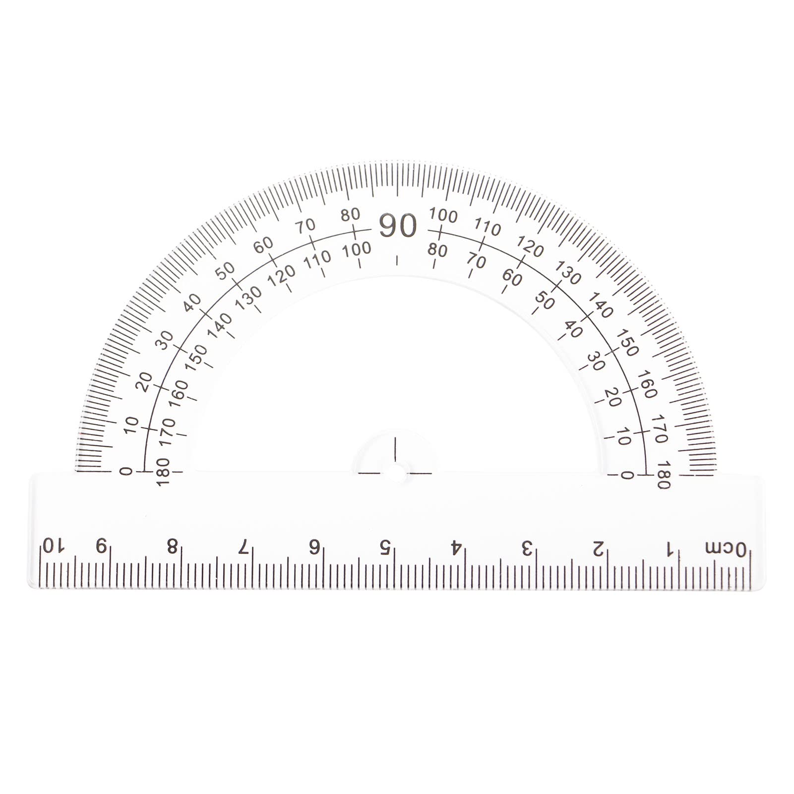 HARFINGTON 2-Pack 15cm Straight Ruler – Metric, Plastic & Aluminum Alloy, Protractor Design, Blue