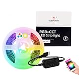 Zigbee RGBCCT USB LED Strip Light 2M Smart Kit&comma;Compatible with Zigbee Zll Link Device Amazon Alexa Echo Voice Control RGBWW TV LED Light Strip