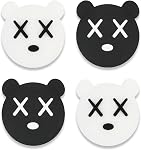 Cute Thumb Grip Caps for Nintendo Switch/Lite/OLED, Kawaii Magic Moon Joy-Stick Button Stick Cover 3D Analog Ergonomic Cap for NS Controller Joy-Cons (Moon)