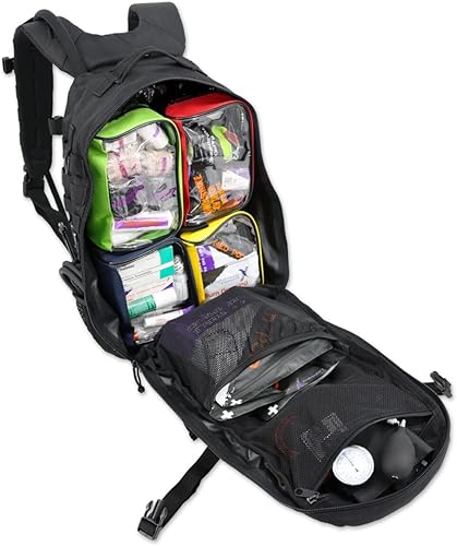 Miniatura 2 de Lightning X Stocked, mochila + kit médico de primeros auxilios, hemorragias y traumas, servicios y tratamiento médicos de emergencia.