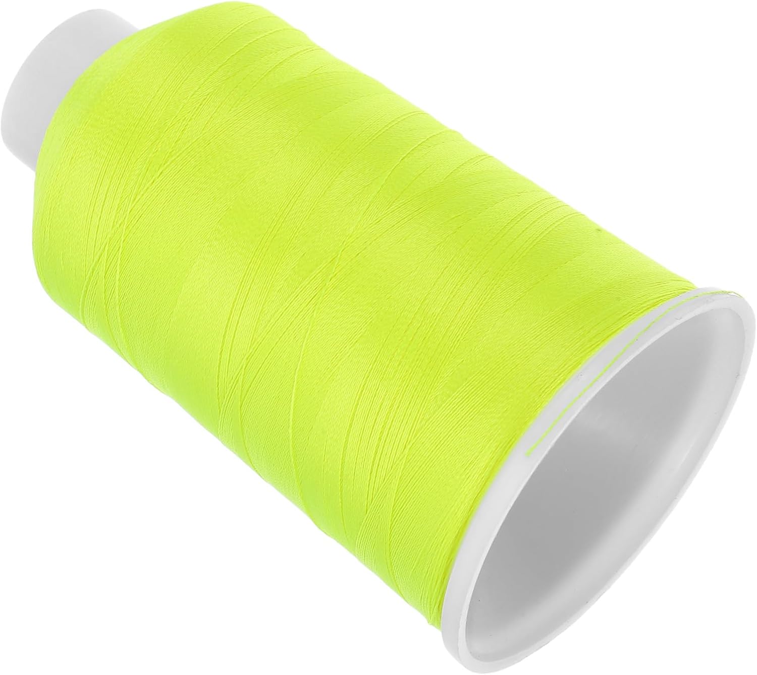 Yellow Glow in Dark Embroidery Thread 3000 Yard Polyester Machine | Hand Embroidery, Crafts and Quilting, Skin Friendly Finish, One Spool