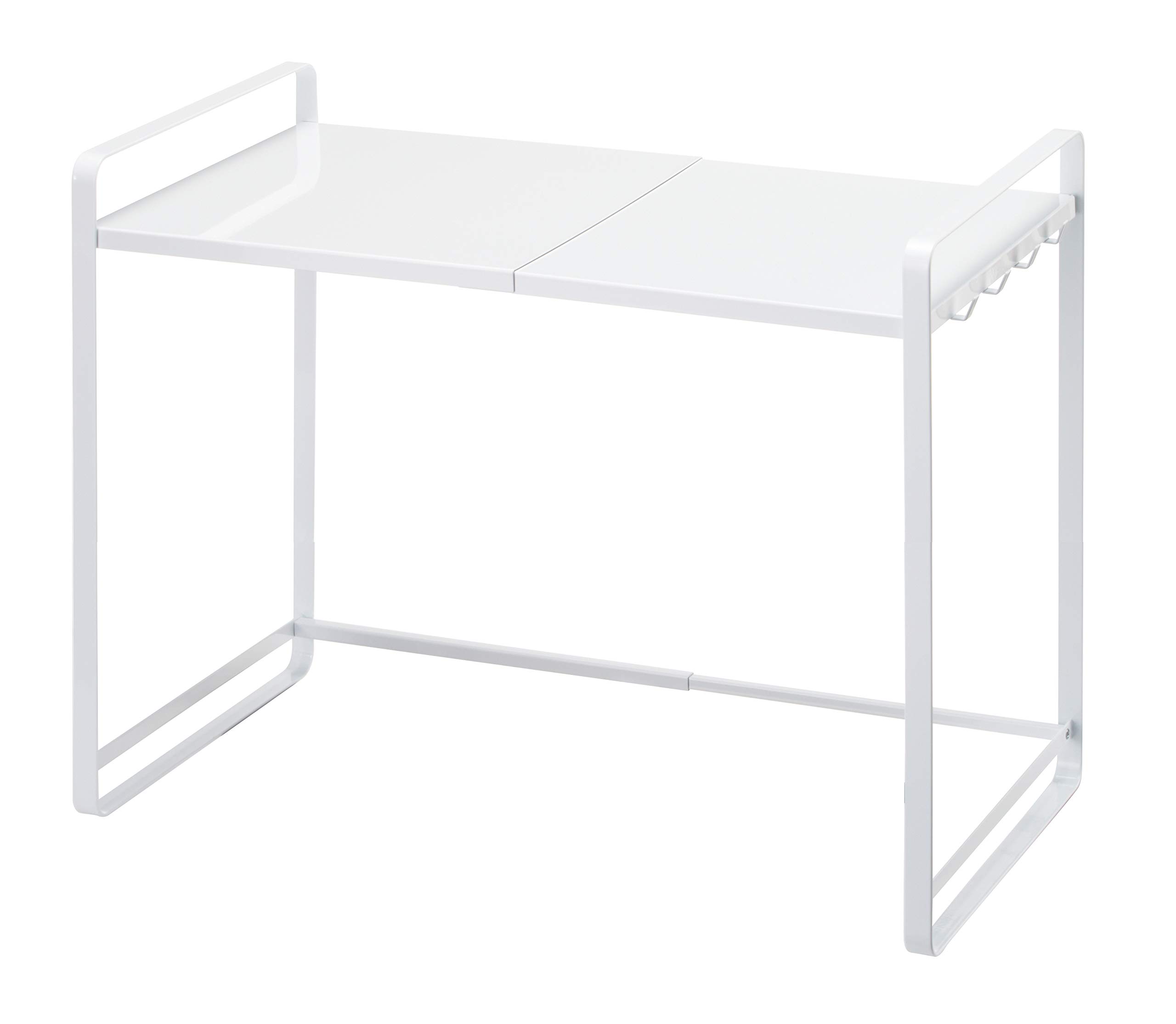 YAMAZAKI 3130 Tower Extendable Rack, White, Steel, 47.575 x 35 x 50 cm