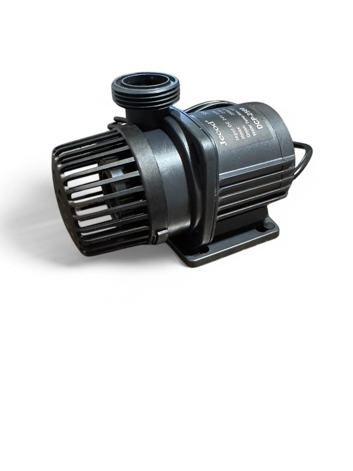 Bomba de circulación Jebao DCP-2500 – 2500 L/h, 24 V 23 W, controlador digital, función Feed, silenciosa para acuario y estanque agua dulce/salada