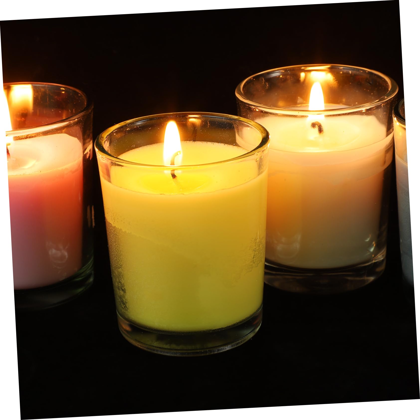 ABOOFAN 6Pcs Soybean Wax Aroma Candles Scented Party Decoration for Home Yoga Meditation Special Occasions Floral Fruity Scents Lily Lemon
