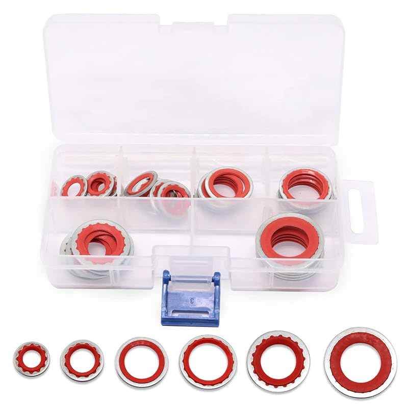 Kit de Juntas e Arruelas de Vedação do Compressor de Ar-Condicionado GDFYMI – 30 unidades