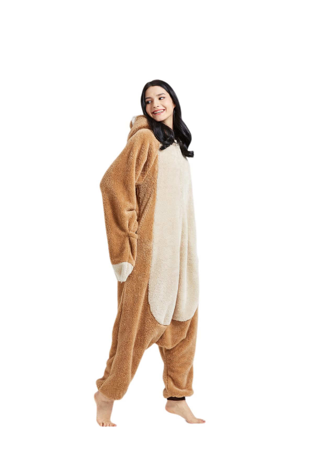 DarkCom Onesie für Kinder und Erwachsene,Eltern-Kind Karneval Schlafanzug Cosplay Halloween Tierkostüm Weihnachten Pyjamas
