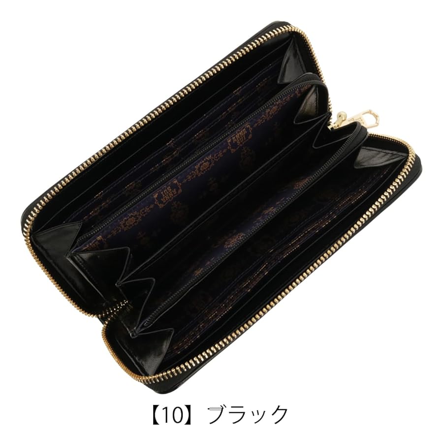 Amazon | [アナスイ] 長財布 ラウンドファスナー 本革