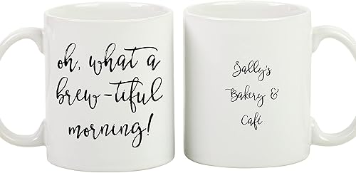 Miniatura 2 de Personalization Universe Expressions - Taza de café personalizada de 15 onzas, color blanco
