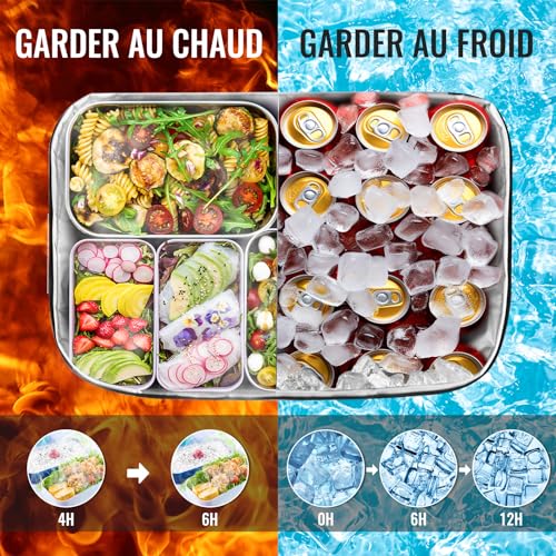 Grand sac isotherme repas 33L imperméable haute qualité