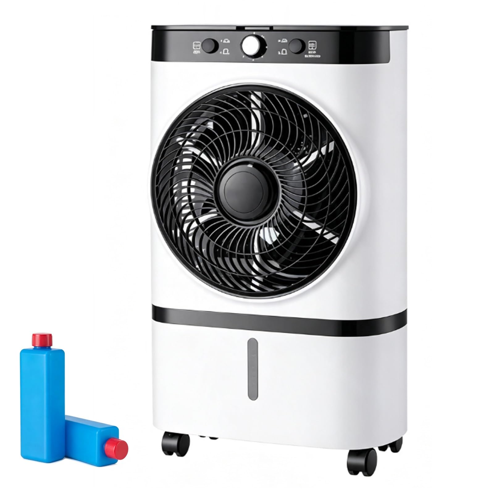 Wtjdccy One Color Swamp Cooler, 360°Oscillation, 1.8 Gal Tank,3 Speeds, Air Cooler