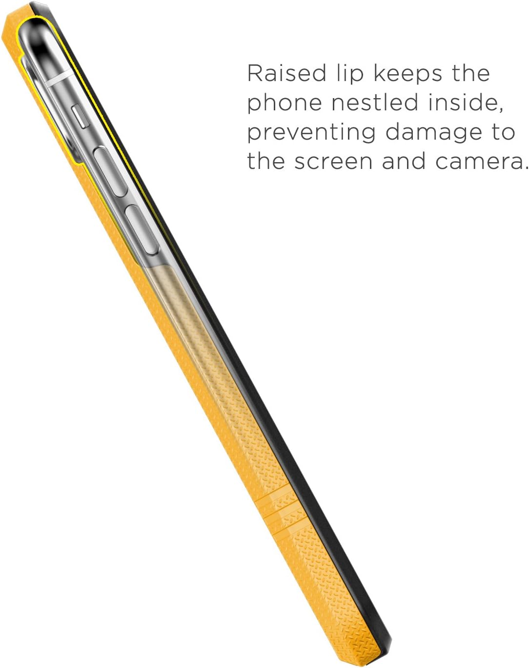 Jaagd iPhone X Case, Slim Shock-Absorbing Modern Slim Non-Slip Grip Cell Phone Cases for Apple iPhone X (Sunshine)