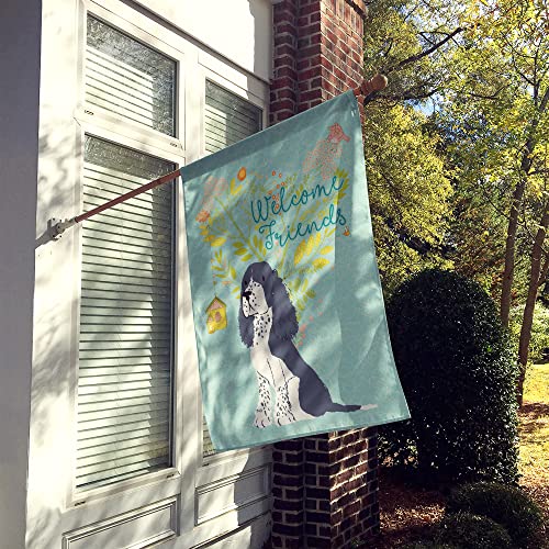 Springer Spaniel Flag Welcome Toile Décorative de Jardin Maison Large - 3