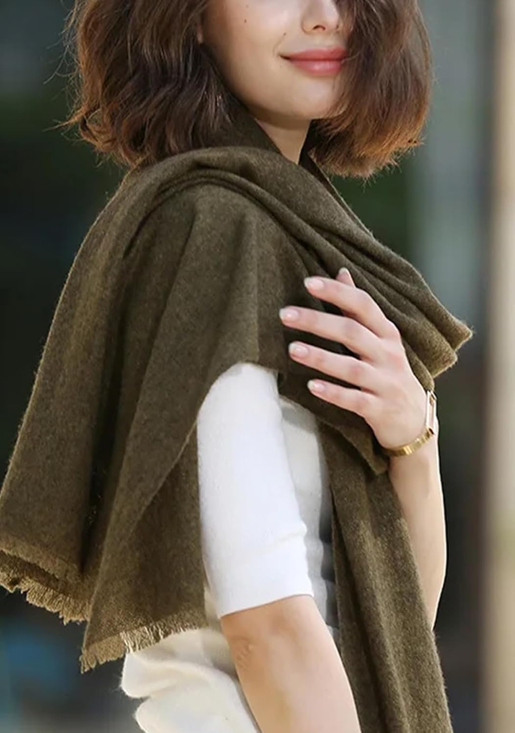 Men Scarf Wool Cashmere