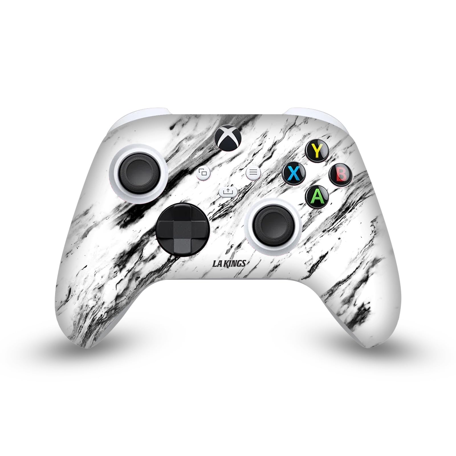 Head Case Designs sous Licence Officielle NHL Marbre Los Angeles Kings Vinyle Autocollant De Jeu Peau Autocollant Couverture Compatible avec Xbox Series S Console and Controller Bundle
