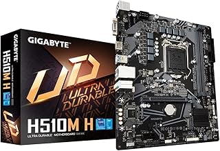 GIGABYTE H510M H Ultra Durable Motherboard with 6+2 Phases Digital VRM, PCIe 4.0* Design