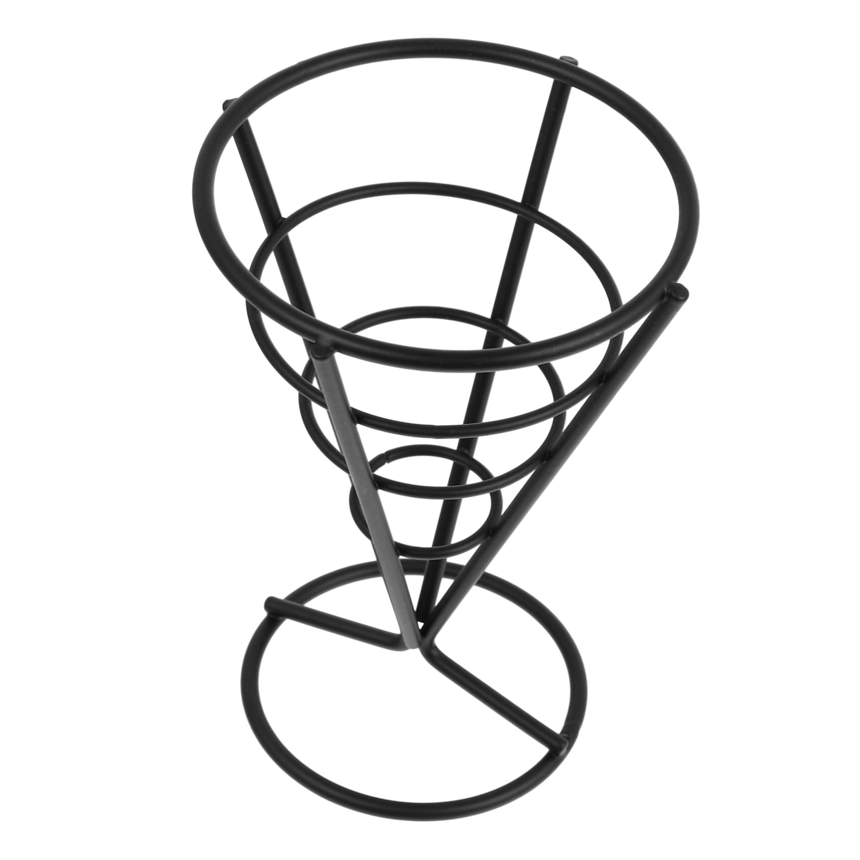 Ciieeo Multi-functional Snack Holder French Fries Cone Basket Wire Basket for Appetizers