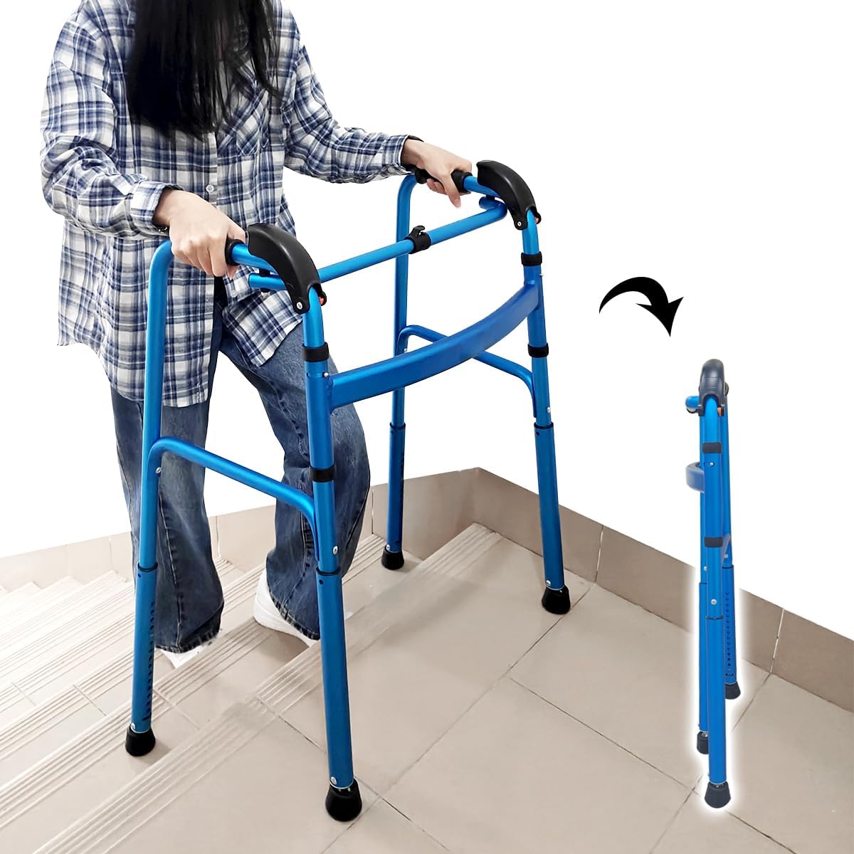 中古美品 ケアスロープ CS-200 車椅子用 スロープ 折りたたみ ケア