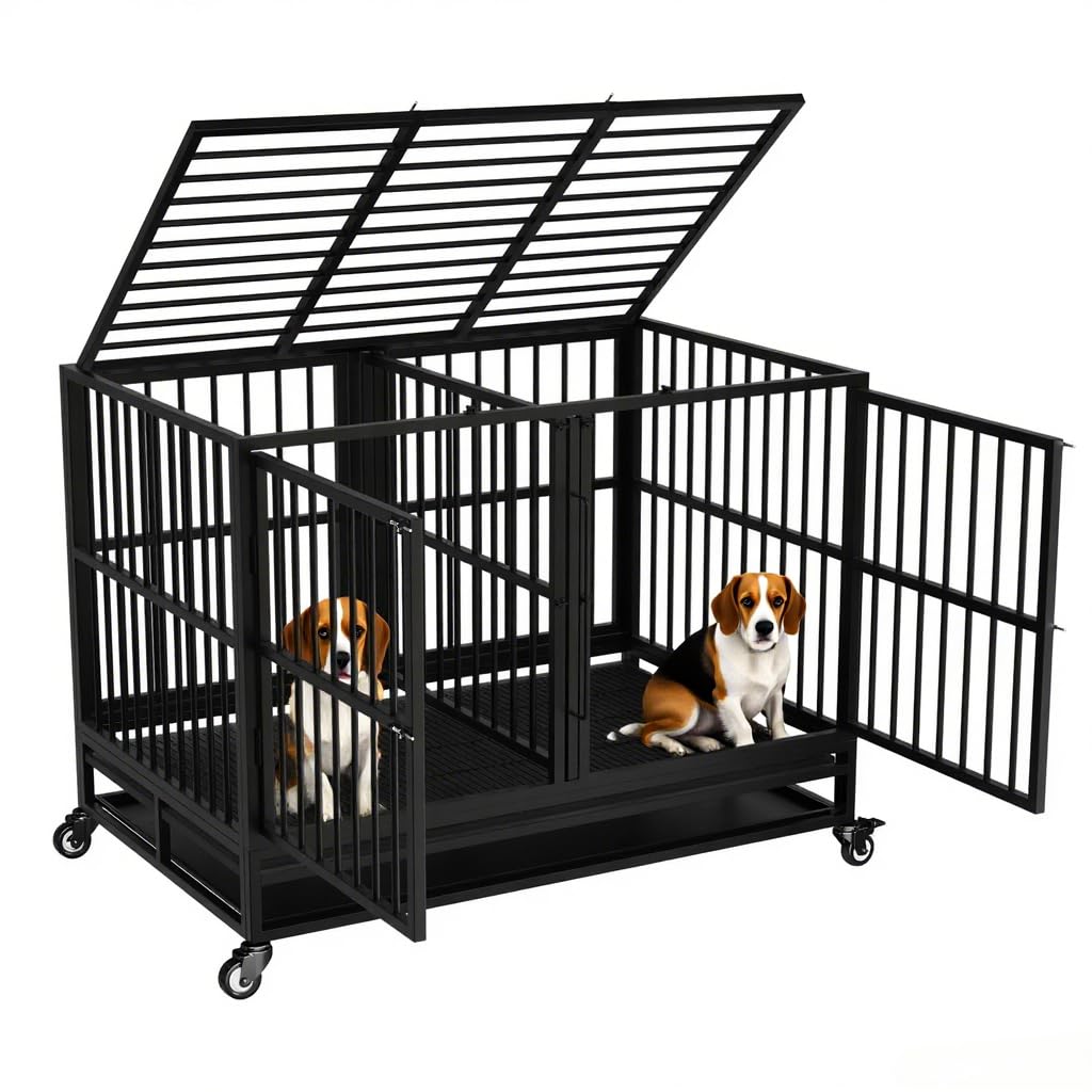 Walnest 48 inch Heavy Duty Dog Crate