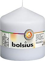 Vista 6 de Bolsius Vela Pilar Regular, Blanco 2.362 in Ancho