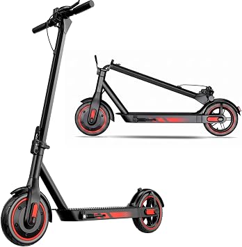 EGGKING Electric Scooter Adults, 500W Motor E-Scooter, 25 MPH Top Speed and 22 Miles Range, Foldable Escooter with Dual Braking and App Control
