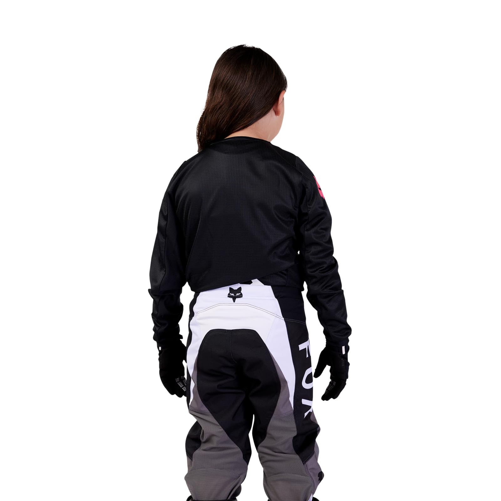 Fox Racing Yth Girls Blackout Jersey, Cortavientos Niñas, Negro, YS