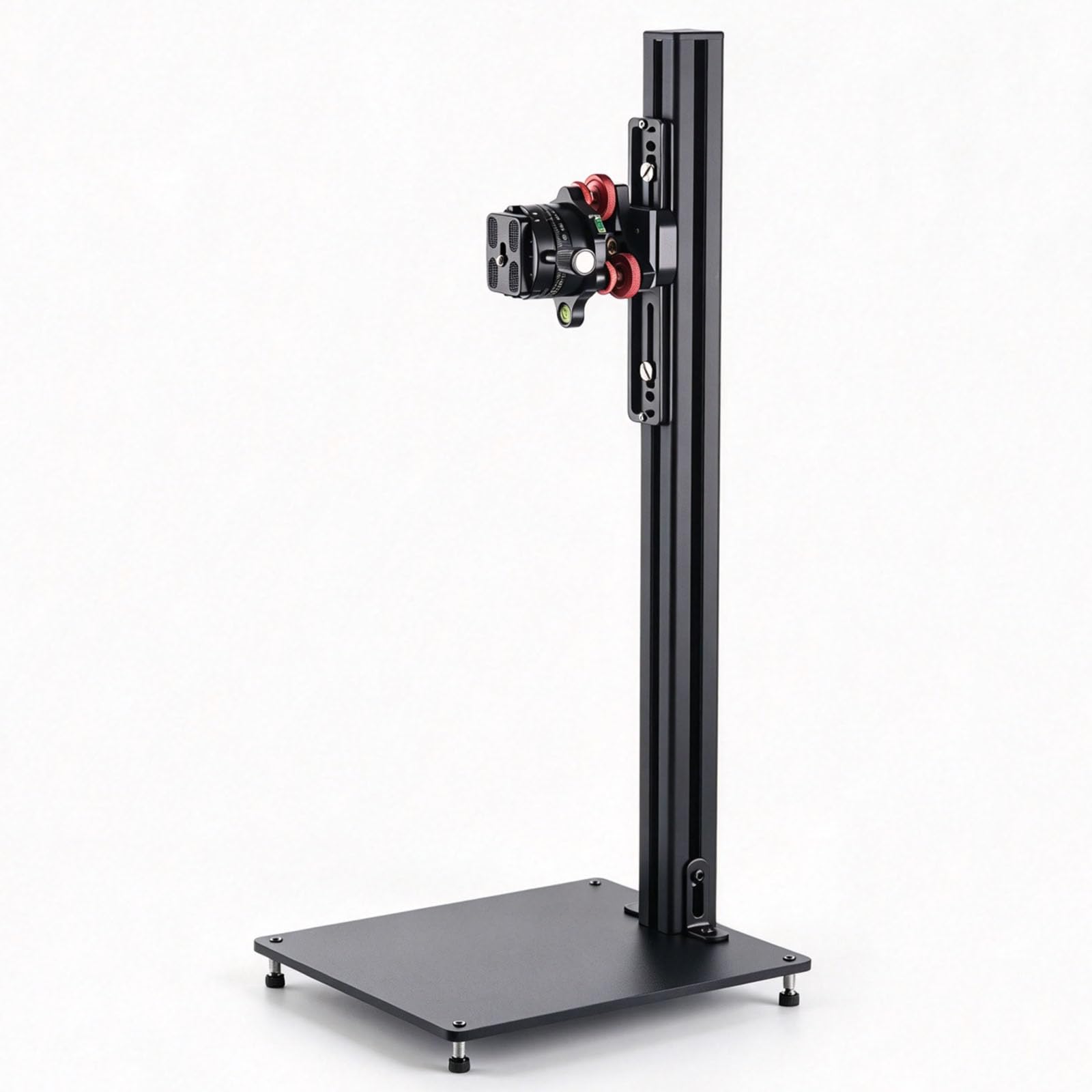 Soporte para Macrofotografía, Soporte De Aluminio De 600 Mm para Escaneo De Películas DSLR De 135 Y 120, con Cabezal De Ajuste Fino Micrométrico, Base De 24 X 28 Cm, para Fotografía