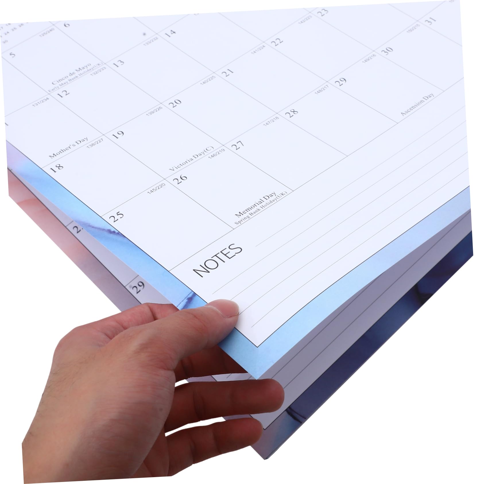 SEWACC 4 Piezas Calendario Colgante De Pared Moderno Calendars Papel
