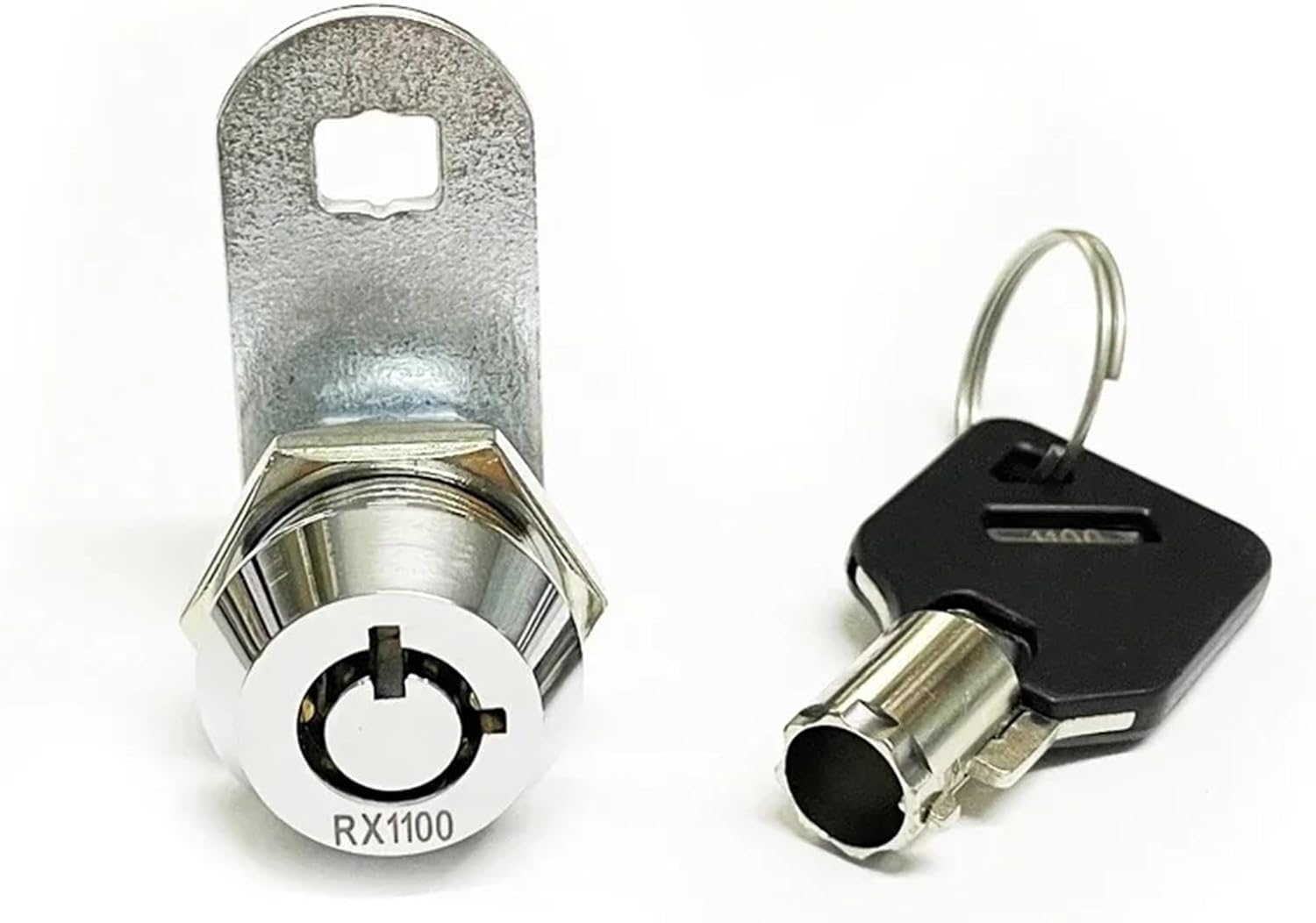 Tubular Cam Lock Two Key-Way The Key Can Be Removed After Turning Rotation for Vending Machine Cabinet 1001AS 1Pcs