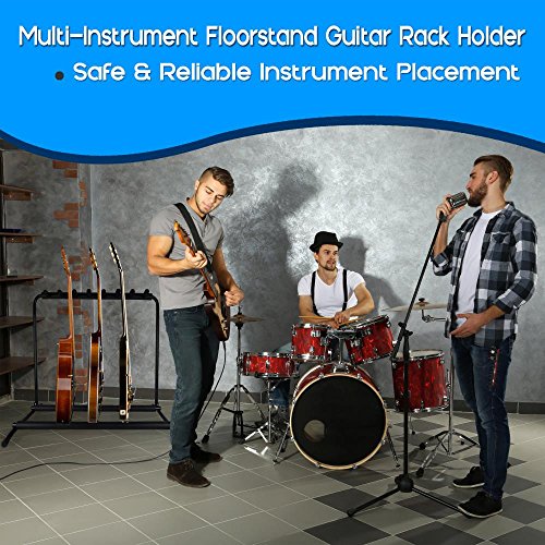Pyle PGST43 Support de guitare multi-instruments, noir - Les Beatles, Paul McCartney, John Lennon, RIngo Starr, George Harrison Pyle PGST43 Support de guitare multi-instruments, noir – Image 6