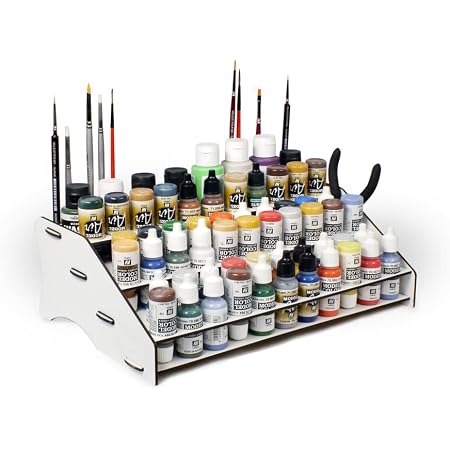 Vallejo - Support De Rangement Pour Peintures Acryliques Et Pinceaux