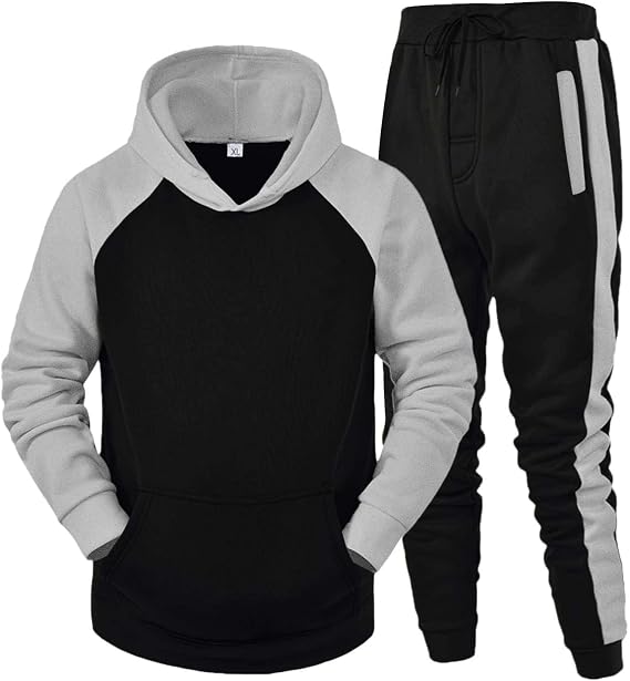 Activewear Sets for Women, Unisex Hoodie & Jogger Pants Set Comfortable & Trendy Long Sleeve Tracksuit Pockets