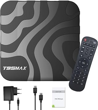 Holubec Media Player, 6K Android tv box, Video Player, MP4 Player, TV Box, Supports Card and USB Memory, True Playback, 5GWiFi HDMI/AV Component Output, Play on TV, Android 12 TV Box with Remote Control 1G+8G