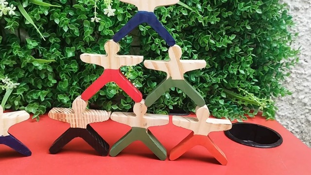 Buy MUREN® Wooden Acrobat Toys for Kids | Stack & Balance