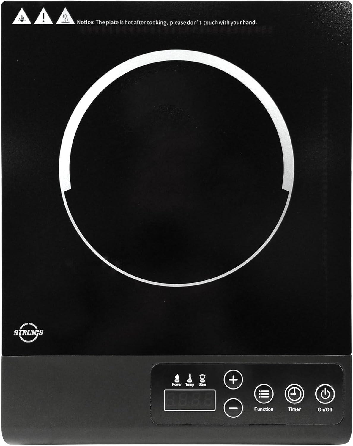 Struics Portable Induction Cooktop, 1200W Sensor Touch