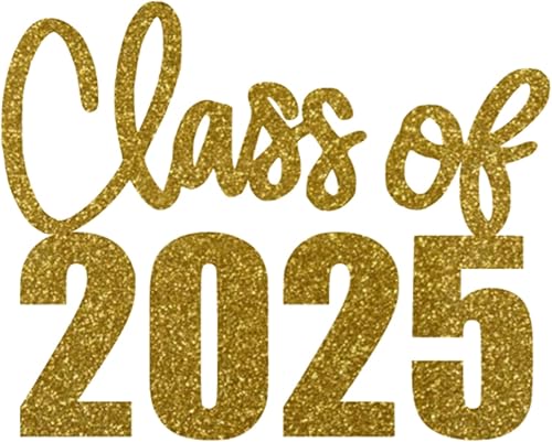 Class Of 2025 Word - Adhesivo para planchar con texto en inglés, calcomanía de graduación, manualidades de bricolaje, gráfico de transferencia de