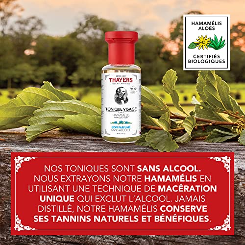 Thayers Trial Size Alcohol Free Unscented Witch Hazel Facial Toner With Aloe Vera Formula- 3 Oz #TOP1