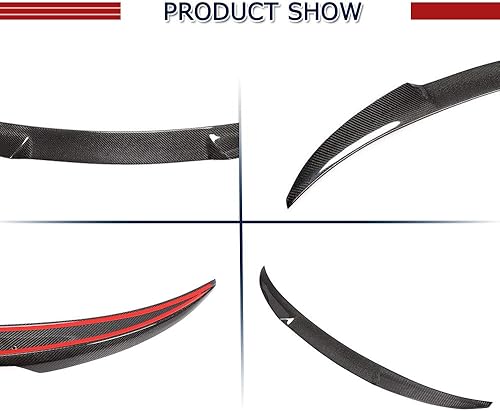 Miniatura 4 de Alerón trasero de fibra de carbono para Volkswagen VW CC Sedan 2013-2018, piezas personalizadas, alerón de labio de tronco, HighKick, alerón de ala