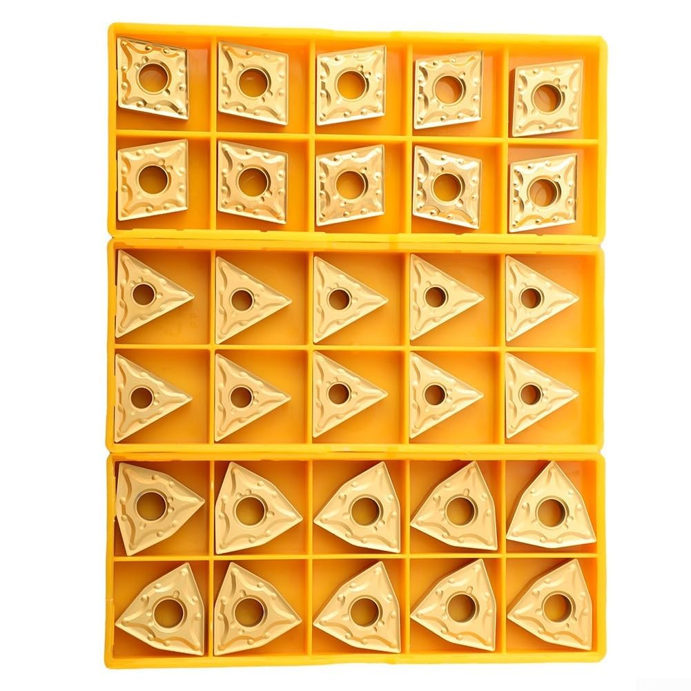 CNMG431, WNMG431 & TNMG331 Kit de 30 pièces pour plaquettes de tournage CNMG431, WNMG431 et TNMG331