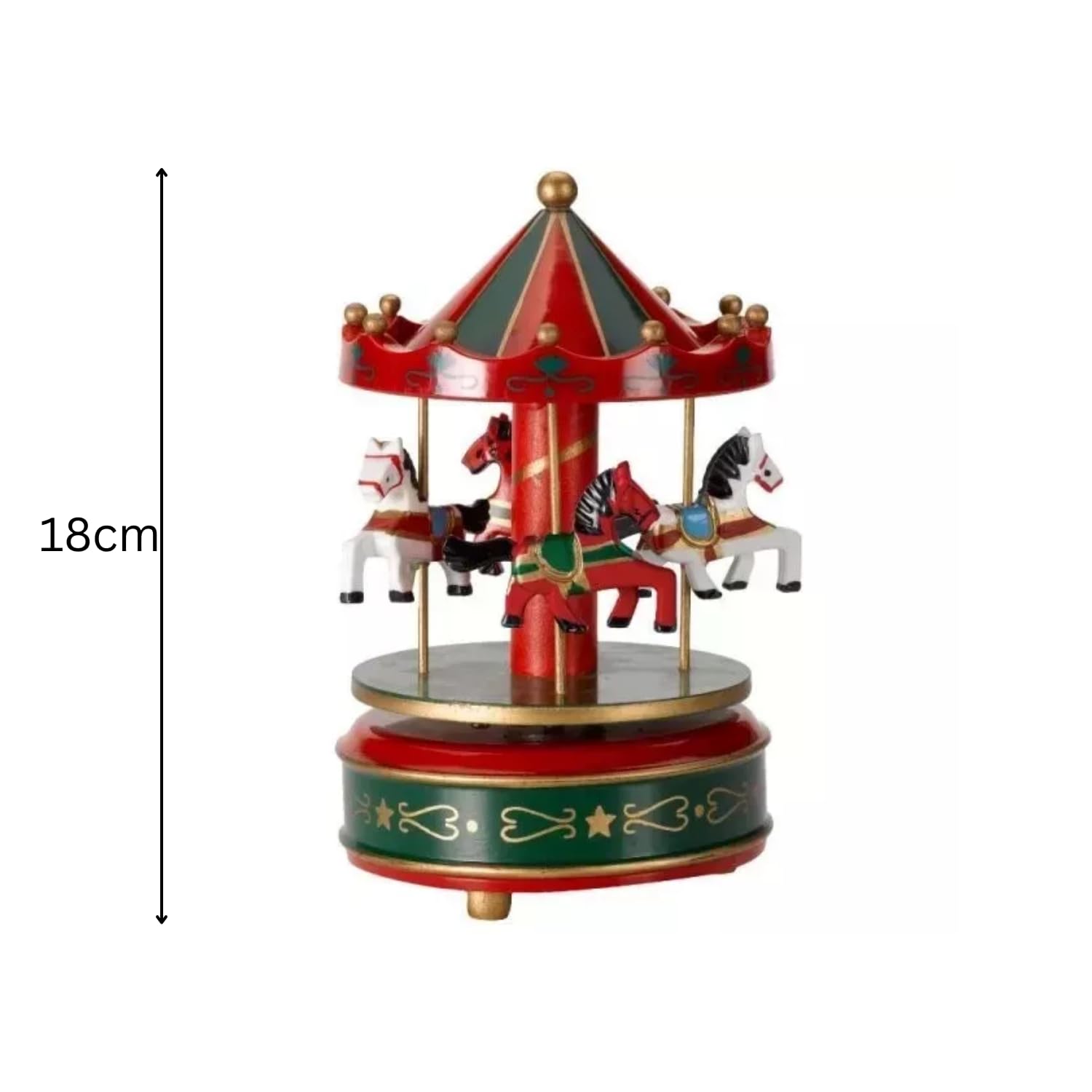 Marco Paul Christmas scene Traditional Festive Village Scene Light Up Christmas Ornament Decoration With rotating mechanism and Musical