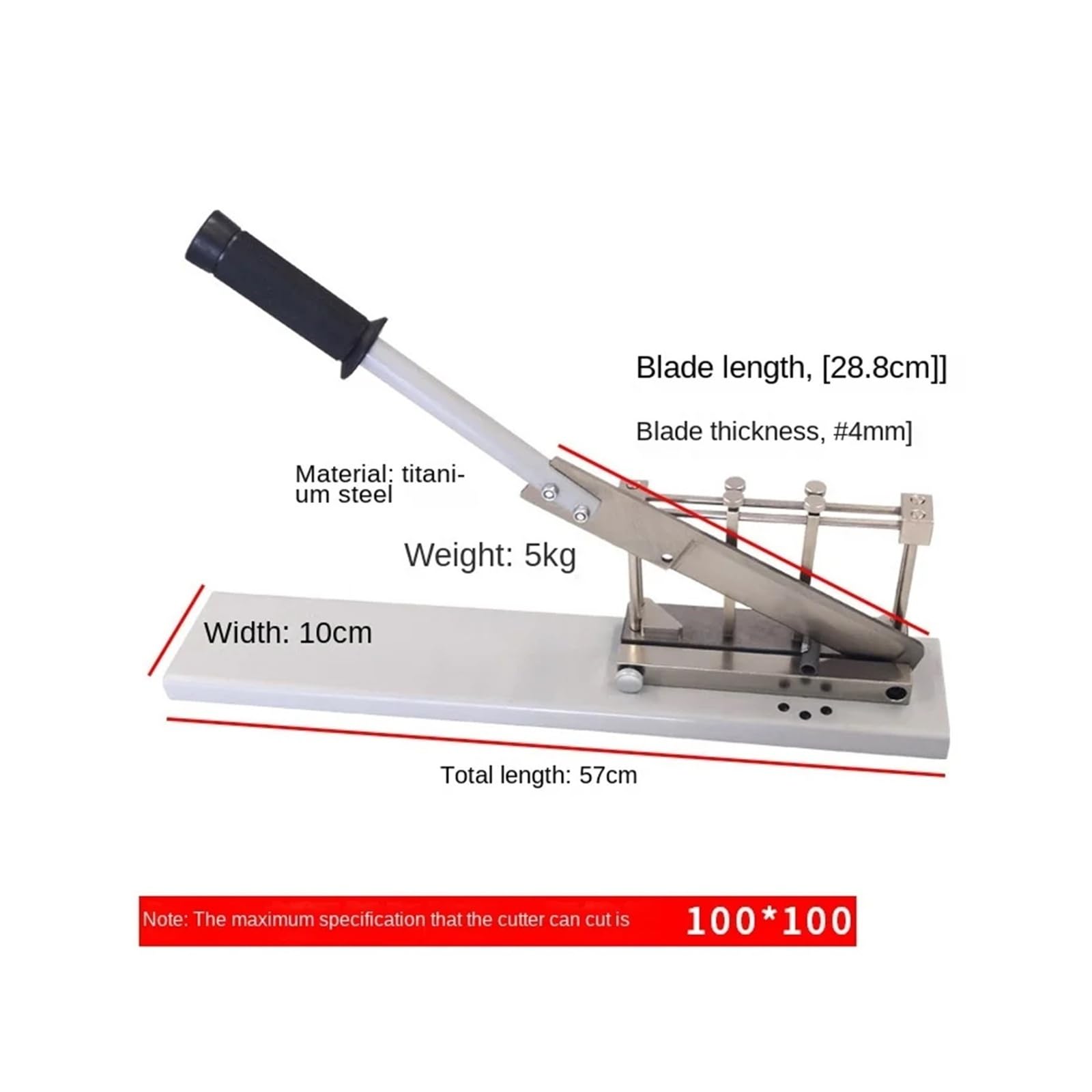 Coupe-conduit pour fente de fil en plastique PVC, ciseaux réglables pour tuyau et tuyau pour une utilisation à faire soi-même, outil de coupe de 100 x 100 mm pour des projets de câblage faciles