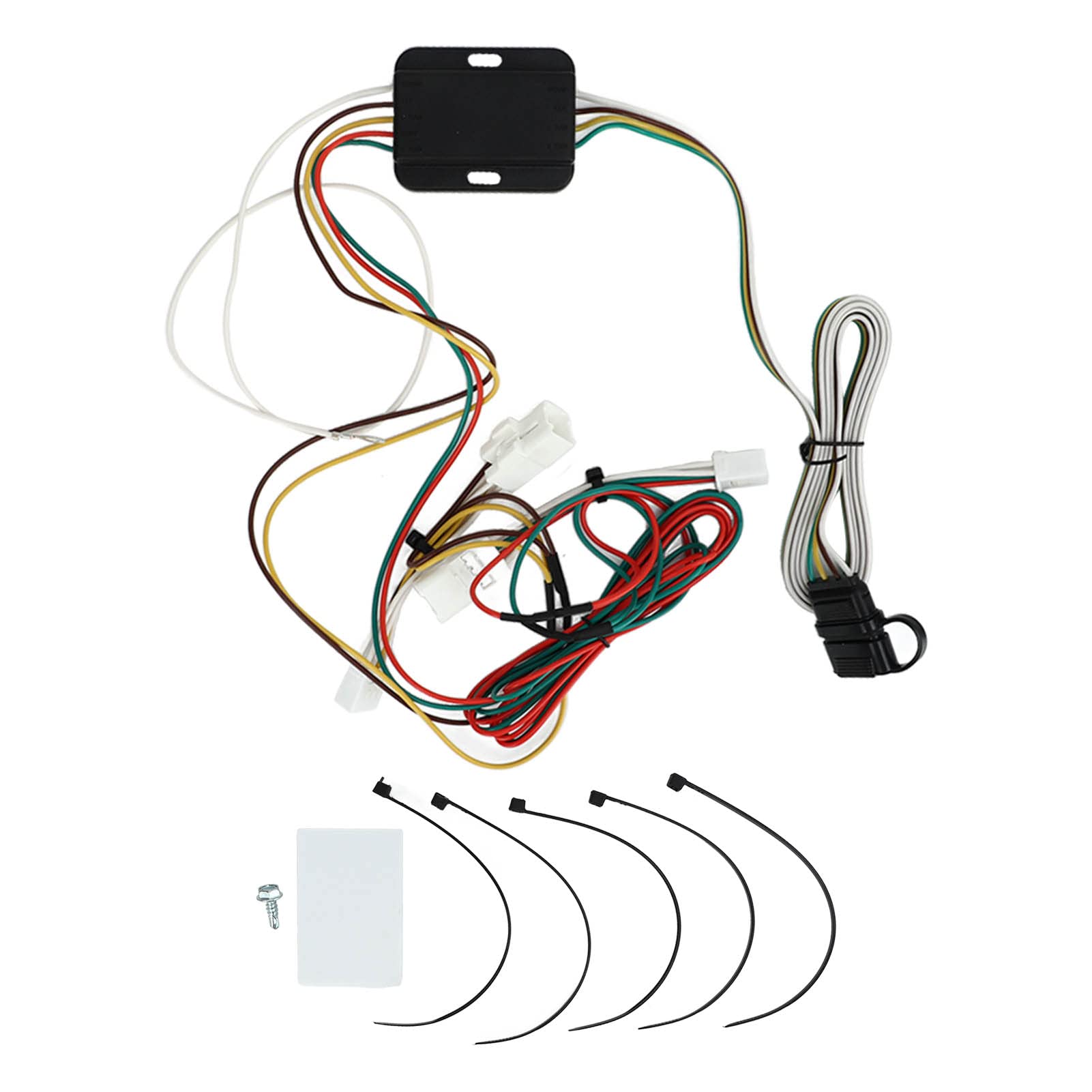 4 Pin Trailer Wiring Harness Kit, Sensitive Flexible Fast Connection for Rav4 2001 to 2005, 55307 Trailer Wiring Harness with 4 Pin Setup