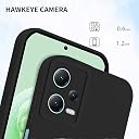 Pikkme Mi Redmi Note 12 Pro Plus 5G Back Cover Soft Matte Liquid Silicone TPU | Camera Protection | Shockproof Slim Back Case for Mi Redmi Note 12 Pro Plus 5G (Black) gallery image