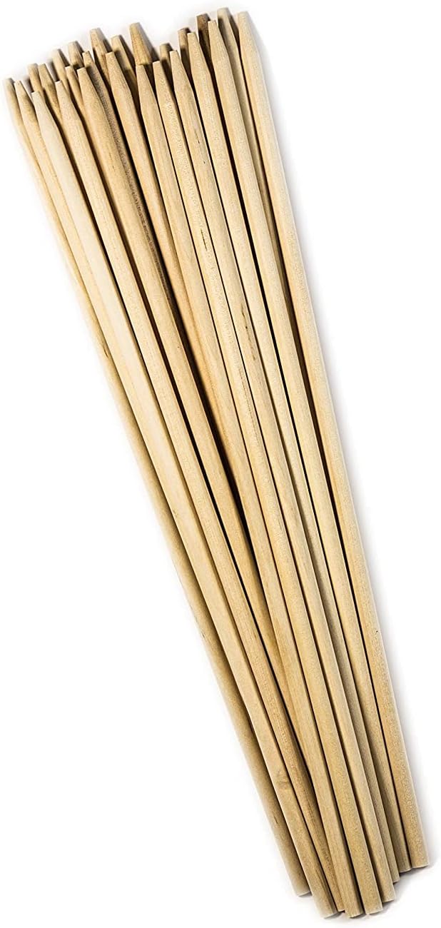 Perfect Stix 18-inch Bamboo Skewers, 100 Count. Includes 100 Count 5.5" Double End Bamboo Skewers