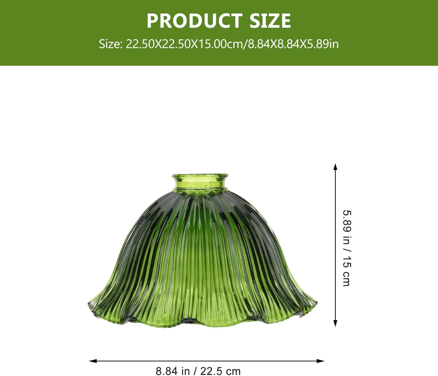 Angoily Transparent Vintage Glass Lamp Shade Cover for Pendant Light Easy Installation Decorative Fixture Replacement for Wall Sconce Simple and Elegant Design