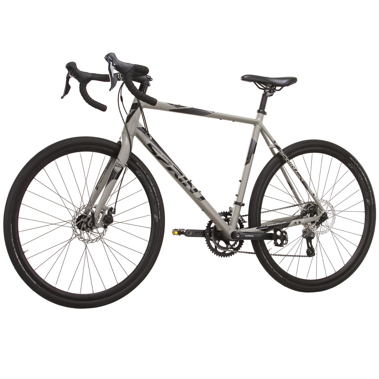 Airtracks 28 Zoll Herren Gravel Bike Whisper 5.0 Fahrrad 2 x 9 Shimano SORA R3000 Grau - Rahmenhöhen 52cm und 56cm - Modell 2026